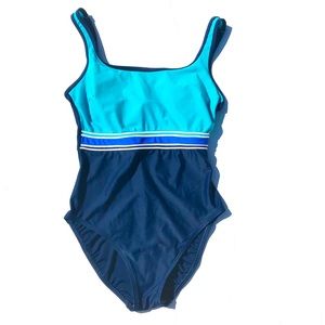 Costa Del Sol 1 piece swimsuit  Navy/Turquoise S12